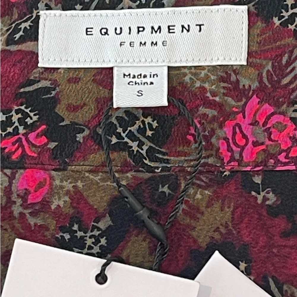 EQUIPMENT TEODORA ARCHIVAL SILK FLORAL DRESS - Picture 14 of 16